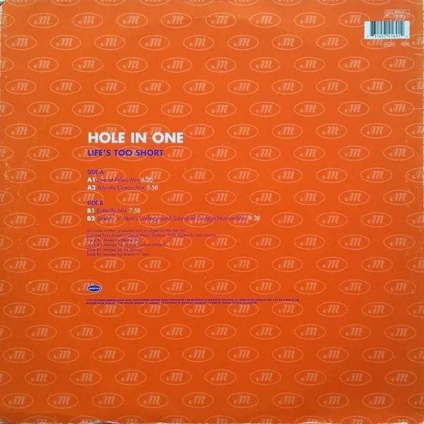 Album cover for Life's Too Short by Hole In One