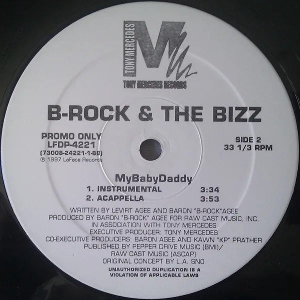 Album cover for MyBabyDaddy by B-Rock & The Bizz