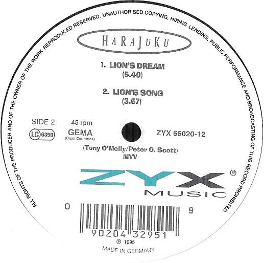 Album cover for Can You Feel The Love Tonight by Harajuku