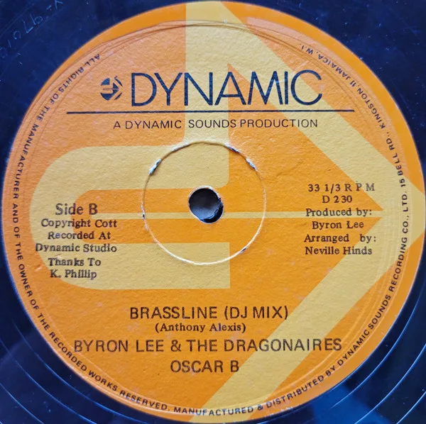Album cover for Brassline by Byron Lee And The Dragonaires