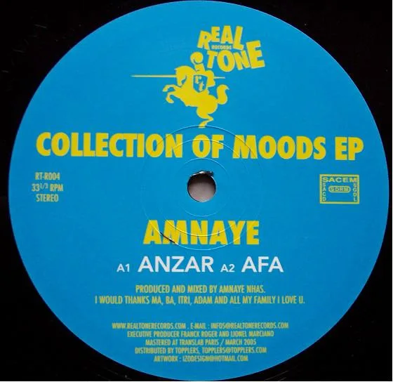 Album cover for Collection Of Moods EP by Amnaye / Alix Alvarez & Franck Roger