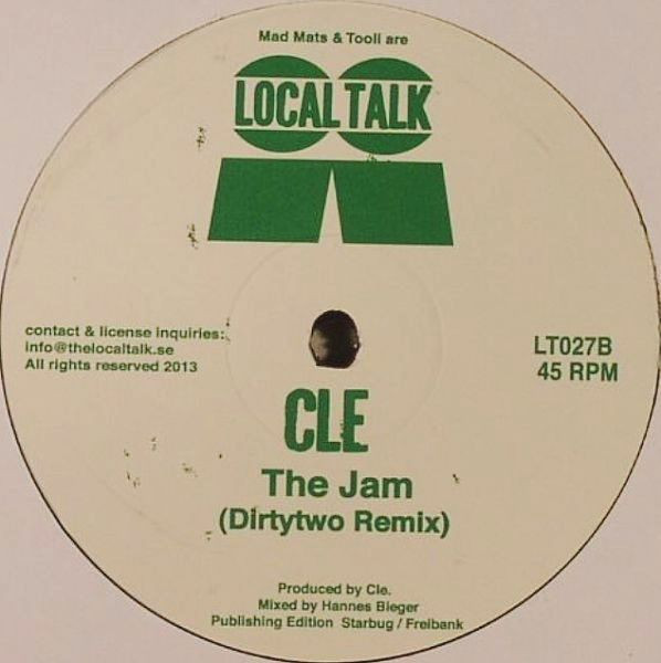 Clé - The Jam, Electronic, House, 2013 - Local Talk, Sweden, Vinyl 1x 12", 45 RPM