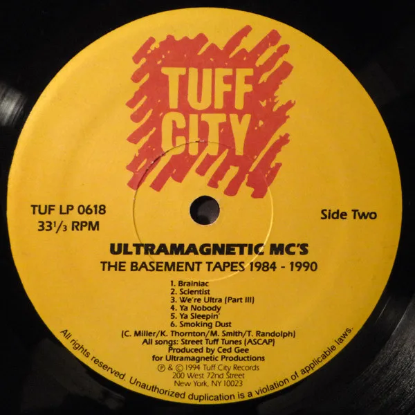 Album cover for The Basement Tapes 1984-1990 by Ultramagnetic MC's