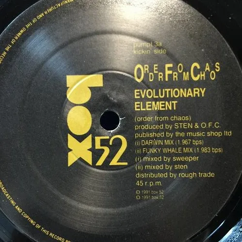 Album cover for Evolutionary Element by Order From Chaos (2)