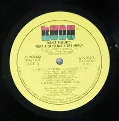 Album cover for What A Diff'rence A Day Makes by Esther Phillips W/ Joe Beck