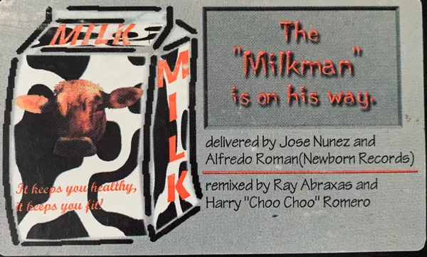 Milkman, The - The Milkman's On His Way, Electronic, Hard House, 1995 - Gossip Records, US, Vinyl 1x 12"