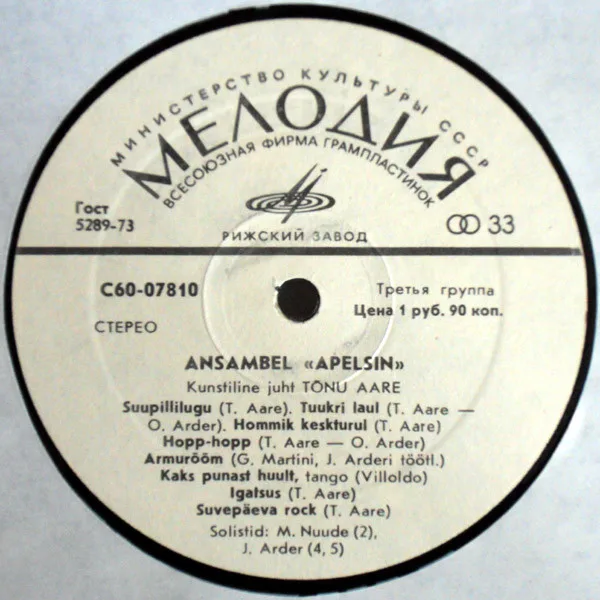 Album cover for Apelsin by Apelsin