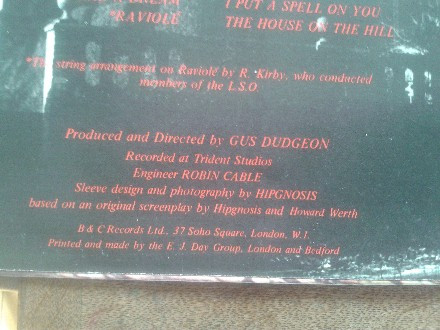 Audience (2) - The House On The Hill, Rock, Art Rock, Prog Rock, Charisma, UK, Vinyl 1x LP, Album, Repress Large Mad Hatter L