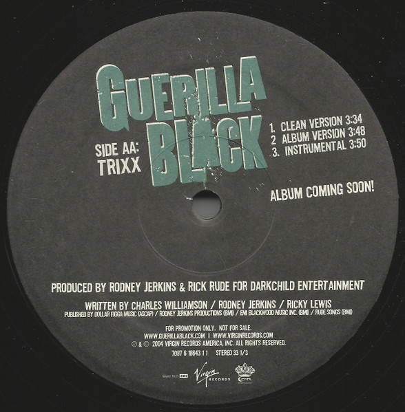 Guerilla Black Feat. Beenie Man - Compton / Trixx - 2004 - Bounce, Dancehall, Hyphy - Czar Entertainment, Virgin - Vinyl 1x 1