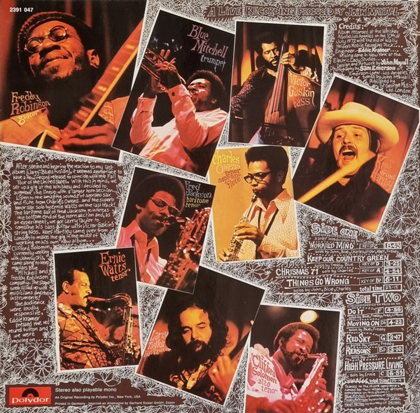 John Mayall - Moving On, Blues, Jazz, Electric Blues, Fusion, Jazz-Funk, 1972 - Polydor, Germany, Vinyl 1x LP, Album, Stereo