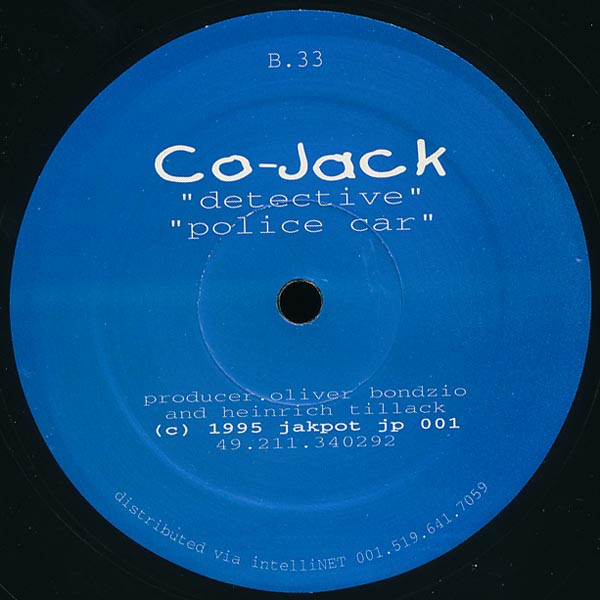Co-Jack - Night Shift, Electronic, Acid, Ghettotech, Techno, 1995 - Jakpot, Germany, Vinyl 1x 12", 33 ⅓ RPM