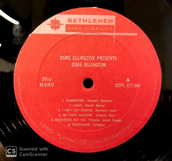 Album cover for Duke Ellington Presents... by Duke Ellington