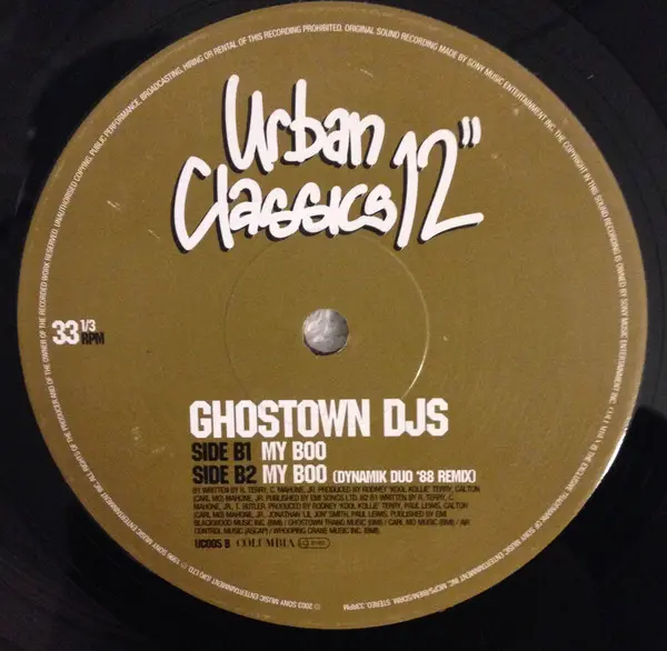 Jermaine Dupri / Ghost Town DJ's - Money Ain't A Thang / My Boo, Hip Hop, 2003 - Columbia, UK, Vinyl 1x 12", 33 ⅓ RPM