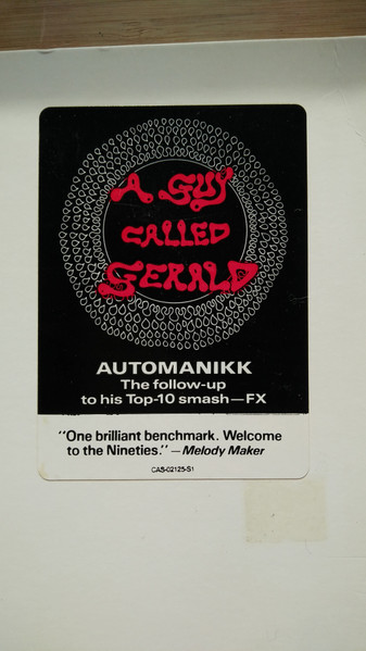 A Guy Called Gerald - Automanikk, Electronic, Acid House, Techno, 1990 - Columbia, US, Vinyl 1x 12", Promo, 33 ⅓ RPM