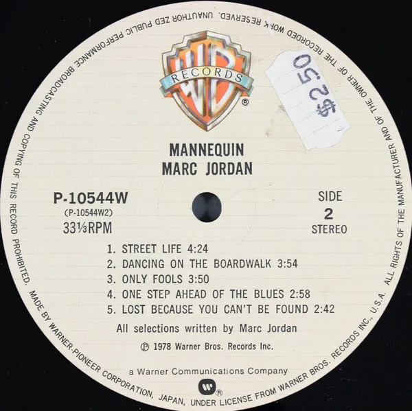 Album cover for Mannequin by Marc Jordan