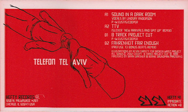 Telefon Tel Aviv - Immediate Action #8, Electronic, Downtempo, IDM, 2002 - Hefty Records, US, Vinyl 1x 12", 33 ⅓ RPM, EP