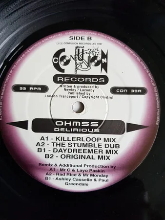 Album cover for Delirious by O.H.M.S.S.