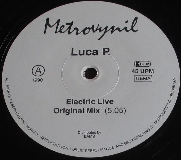Album cover for Electric Live by Luca Pretolesi