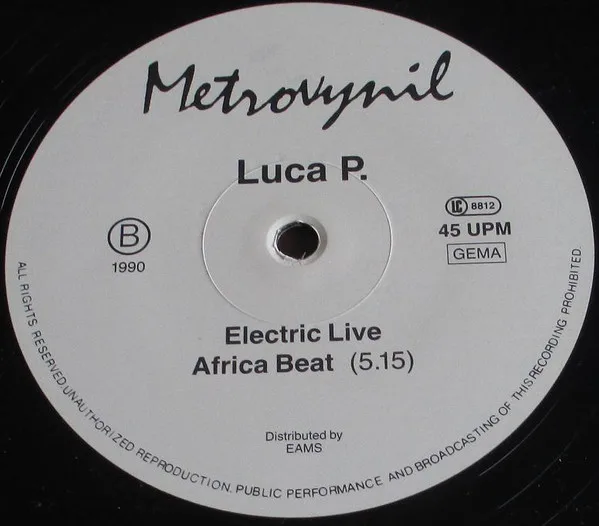 Album cover for Electric Live by Luca Pretolesi