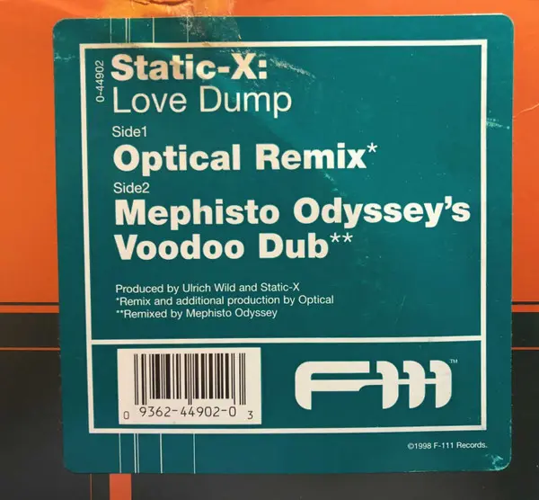 Album cover for Love Dump by Static-X