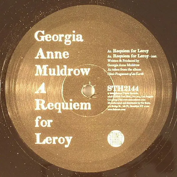 Georgia Anne Muldrow - A Requiem For Leroy - 2006 - - Stones Throw Records - Vinyl 1x 12"