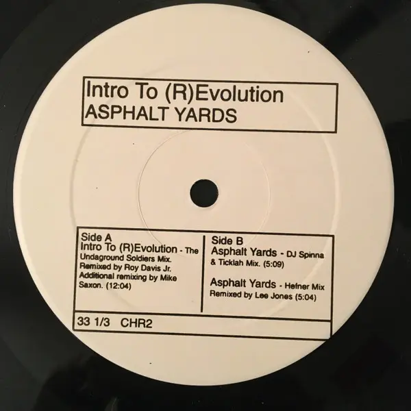 Carl Hancock Rux - Intro To (R)Evolution / Asphalt Yards - 2000 - Deep House - Giant Step Records - Vinyl 1x 12", 33 ⅓ RPM