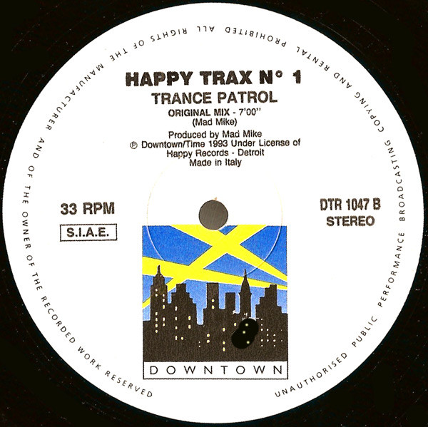 Happy Trax No. 1 - Trance Patrol - Unity 3 Remixes
