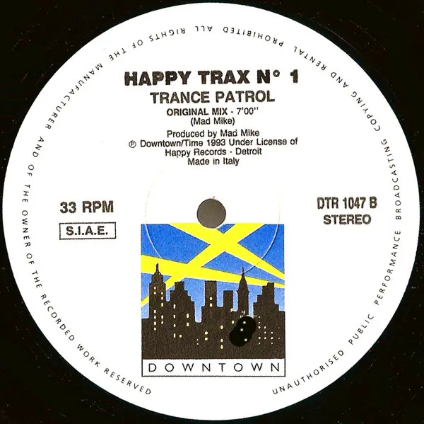 Happy Trax No. 1 - Trance Patrol - Unity 3 Remixes