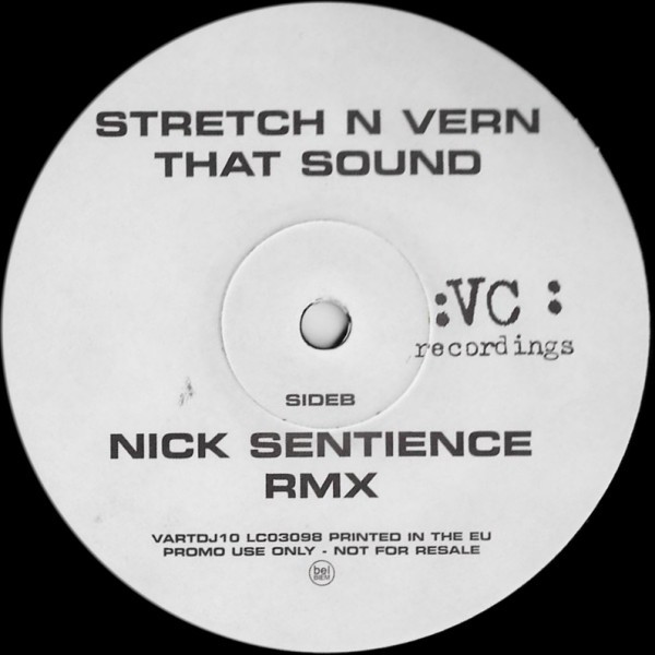 Stretch & Vern - That Sound, Electronic, Techno, Trance, Variation, UK, Vinyl 1x 12", 45 RPM, Promo
