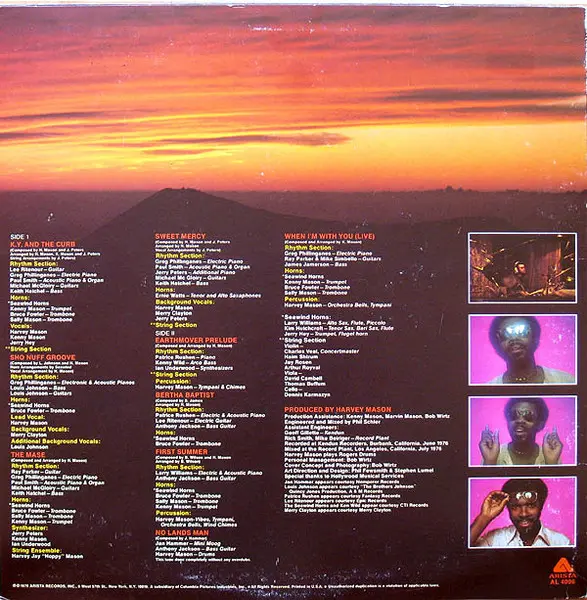 Harvey Mason - Earthmover, Funk / Soul, Jazz, Funk, Jazz-Funk, 1976 - Arista, US, Vinyl 1x LP, Album