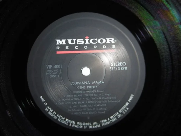 Album cover for Louisiana Mama - Golden Hits of Gene Pitney by Gene Pitney