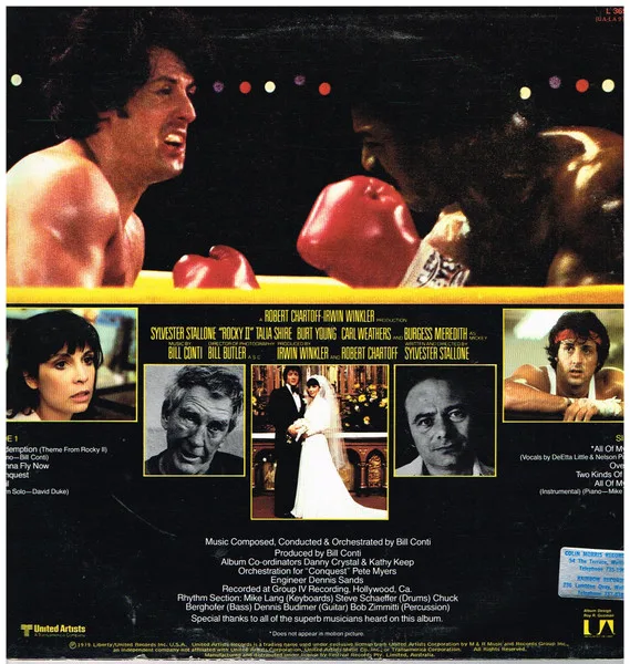 Album cover for Rocky II (The Story Continues...) (Original Motion Picture Score) by Bill Conti