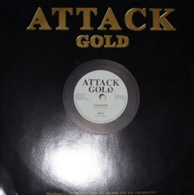 Johnny Clarke - Bad Days / Crazy Bald Head, Reggae, Dub, Roots Reggae, 2003 - Attack Gold, UK, Vinyl 1x 10", 45 RPM