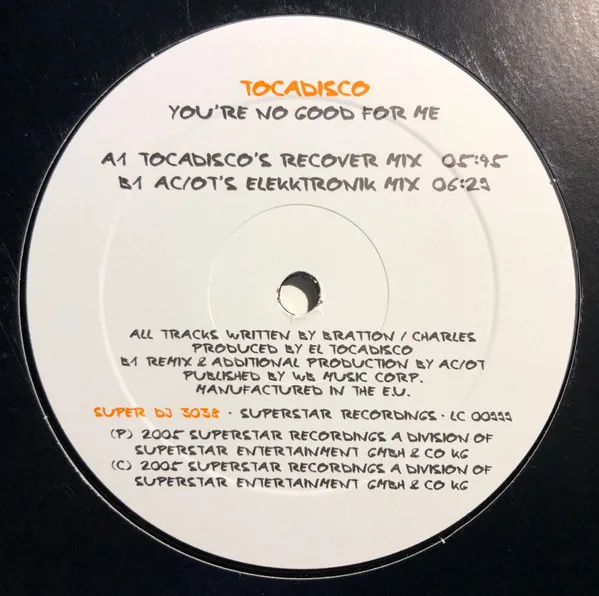 You're No Good For Me