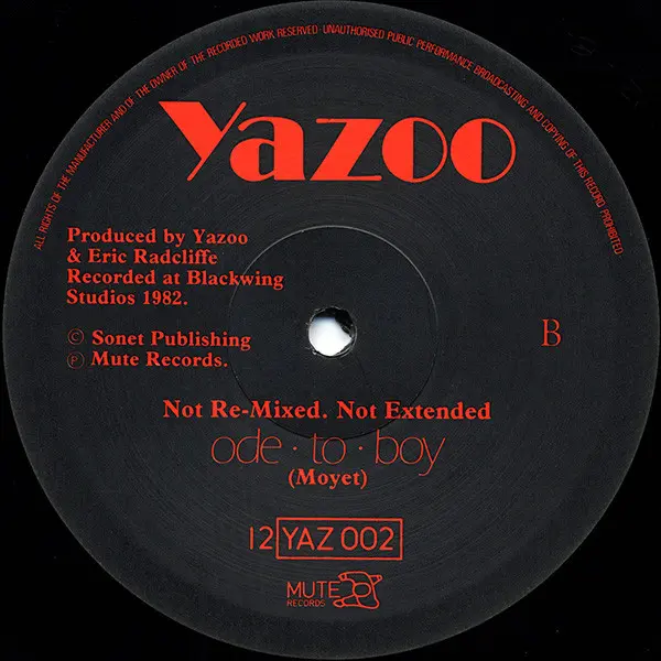 Yazoo - The Other Side Of Love, Electronic, Pop, Synth-pop, 1982 - Mute, UK, Vinyl 1x 12", Single, 45 RPM