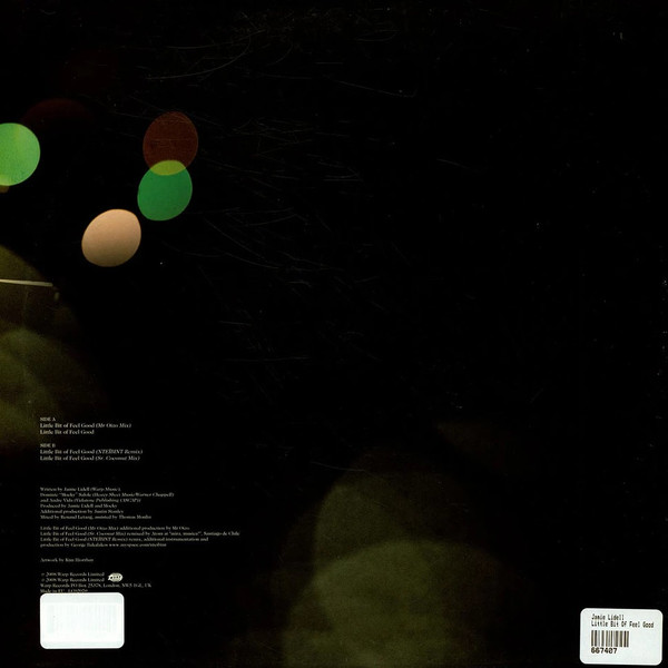 Jamie Lidell - Little Bit Of Feel Good, Electronic, Funk / Soul, Electro, Soul, 2008 - Warp Records, France, Vinyl 1x Single,