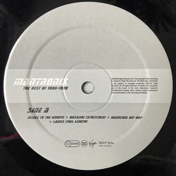 Album cover for The Best Of 1985-1999 by Mantronix