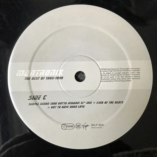 Album cover for The Best Of 1985-1999 by Mantronix