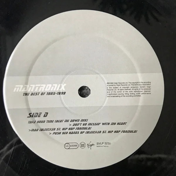 Album cover for The Best Of 1985-1999 by Mantronix