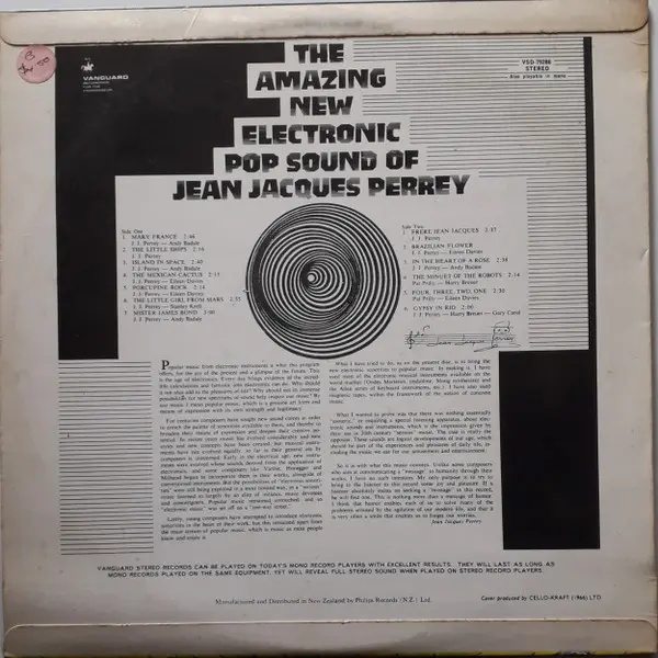 Album cover for The Amazing New Electronic Pop Sound Of Jean Jacques Perrey by Jean-Jacques Perrey