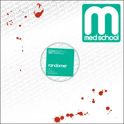 Randomer - Blind / Jobless, Electronic, Drum n Bass, 2008 - Med School, UK, Vinyl 1x 12", 45 RPM