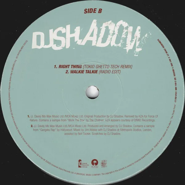 Album cover for Mashin' On The Motorway by DJ Shadow