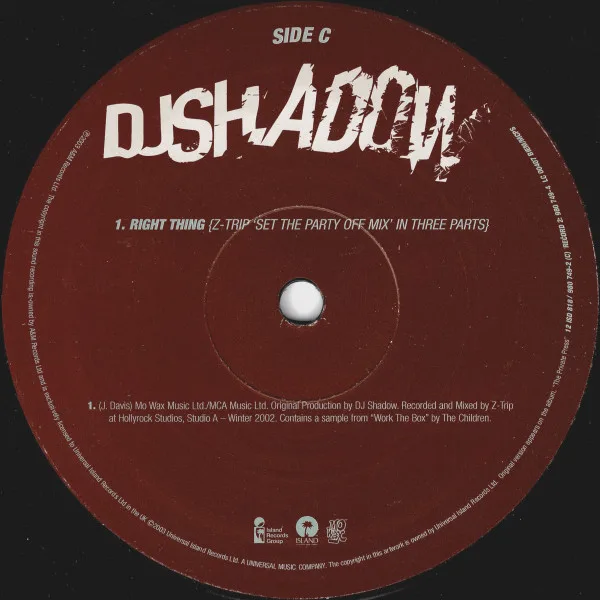 Album cover for Mashin' On The Motorway by DJ Shadow