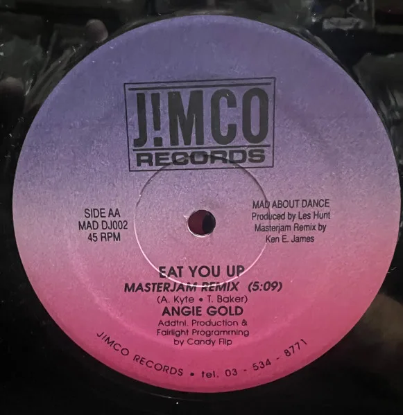 Album cover for Dancing The Cha Cha / Eat You Up (Remix) by Marbella (3) / Angie Gold