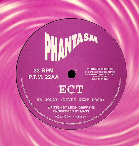ECT - Helpless / Mr. Jolly (Lives Next Door) - 1997 - Goa Trance - Phantasm Records - Vinyl 1x 12", 33 ⅓ RPM