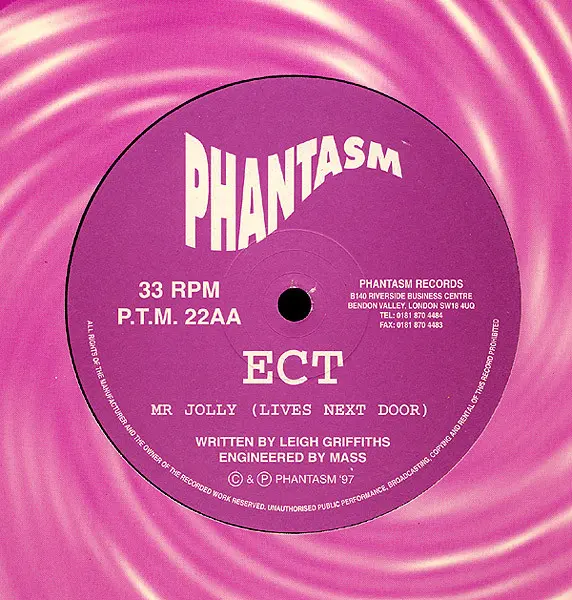 ECT - Helpless / Mr. Jolly (Lives Next Door) - 1997 - Goa Trance - Phantasm Records - Vinyl 1x 12", 33 ⅓ RPM