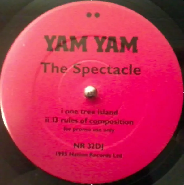 Yam Yam - The Spectacle, Electronic, Downtempo, Tribal, Trip Hop, 1995 - Nation Records, UK, Vinyl 1x 12", 33 ⅓ RPM, Promo