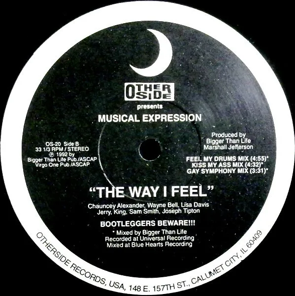 Album cover for The Way I Feel by Musical Expression
