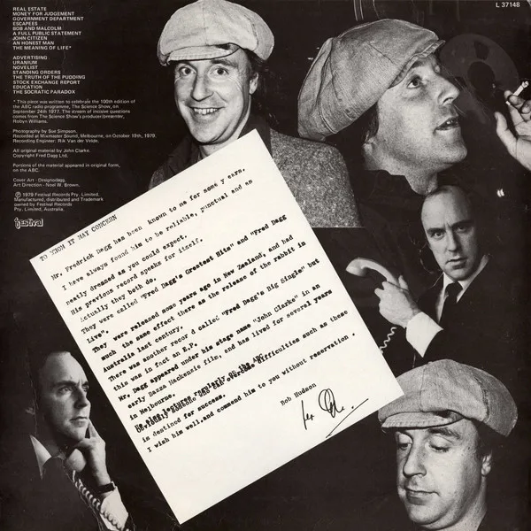 Album cover for The Fred Dagg Tapes by Fred Dagg