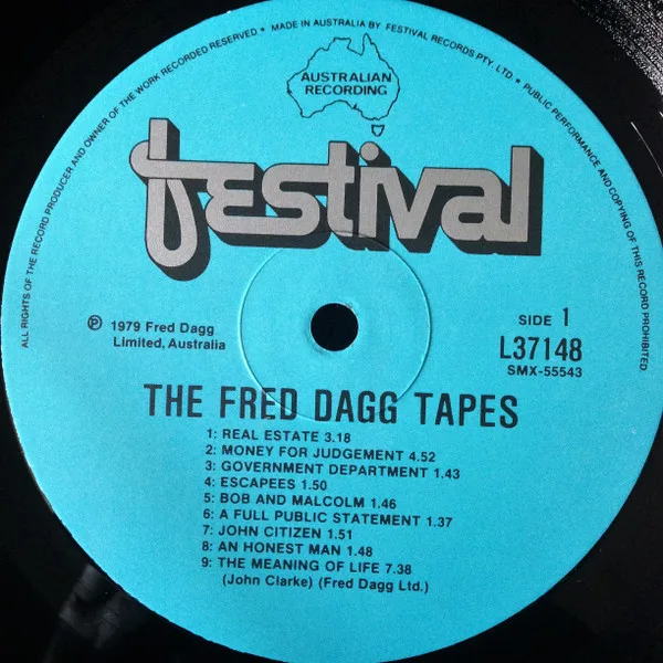 Album cover for The Fred Dagg Tapes by Fred Dagg